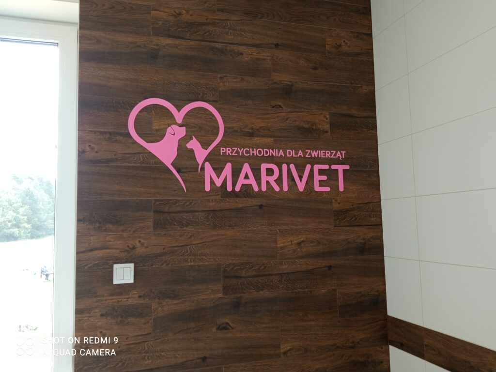 Niepodświetlane logo 3D ze styroduru z licem – realizacja DECOPARK