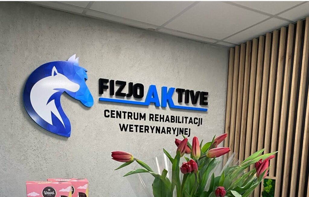 Niepodświetlane logo 3D ze styroduru z licem – realizacja DECOPARK